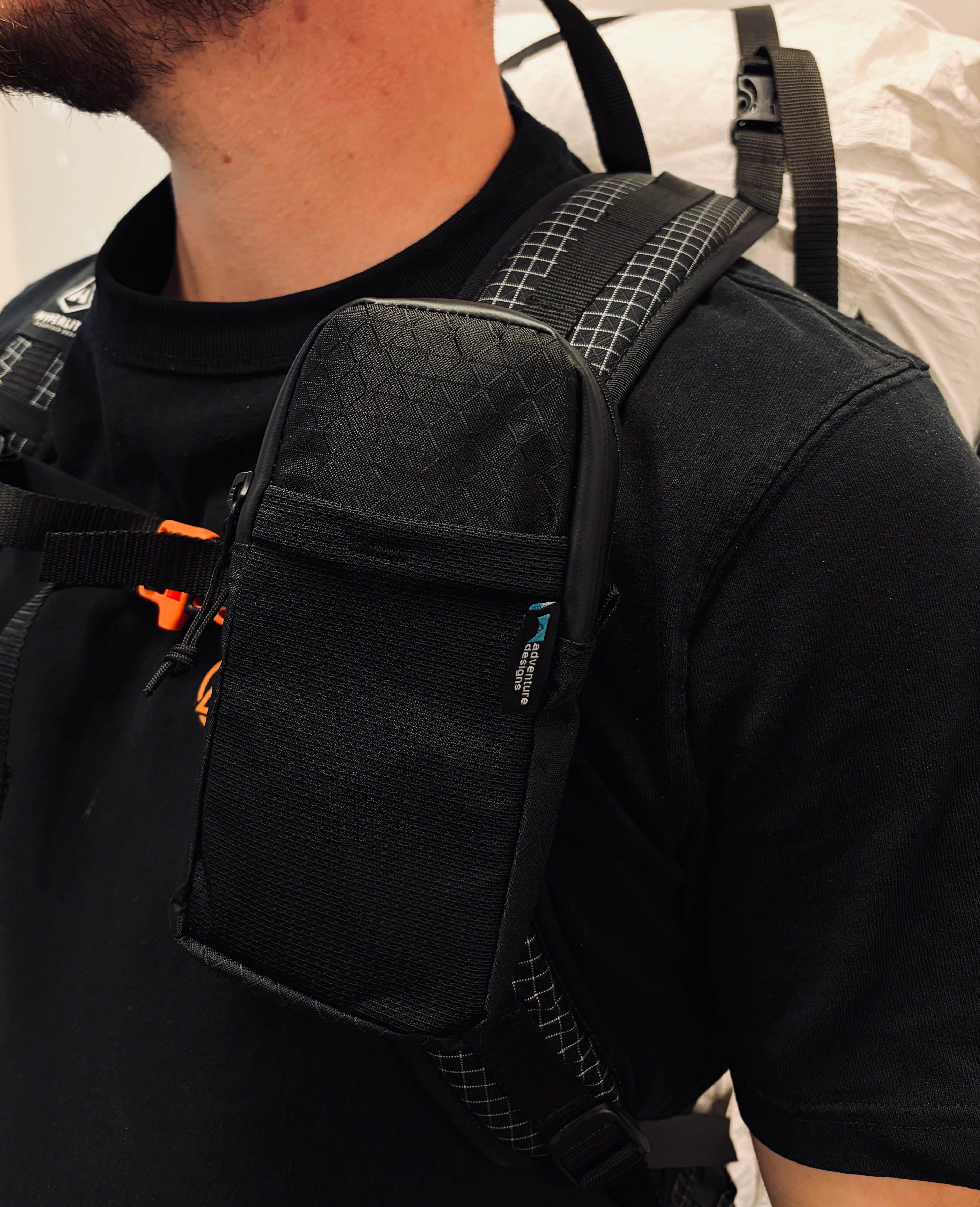 Adventure Designs Shoulder Strap Pocket - Gridstop Nylon - Image 5