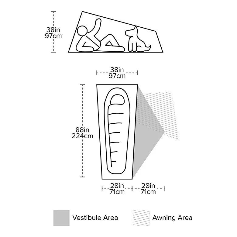 Big Agnes Copper Spur UL1 Bikepack HyperBead™ Tent - Image 7