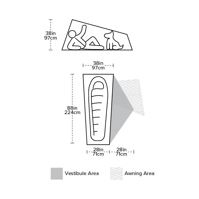 Big Agnes Copper Spur UL1 HyperBead™ Tent - Image 8