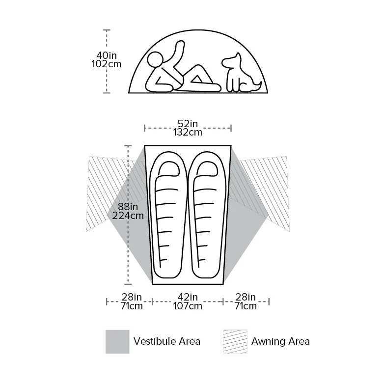 Big Agnes Copper Spur UL2 HyperBead™ Tent - Image 10