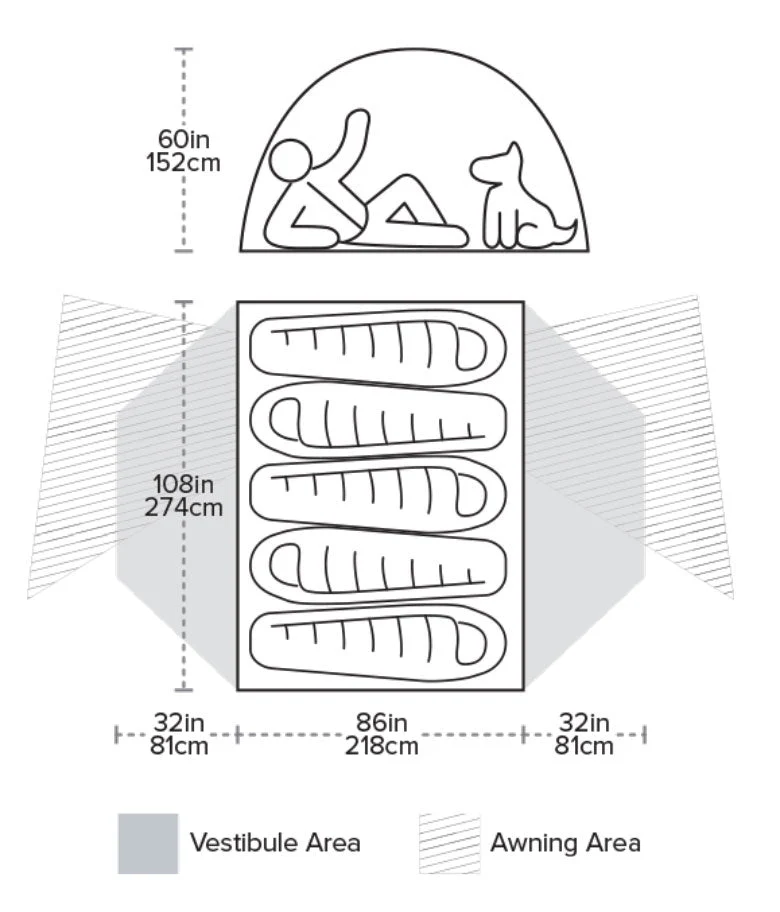 Big Agnes Copper Spur UL5 HyperBead™ Tent - Image 5