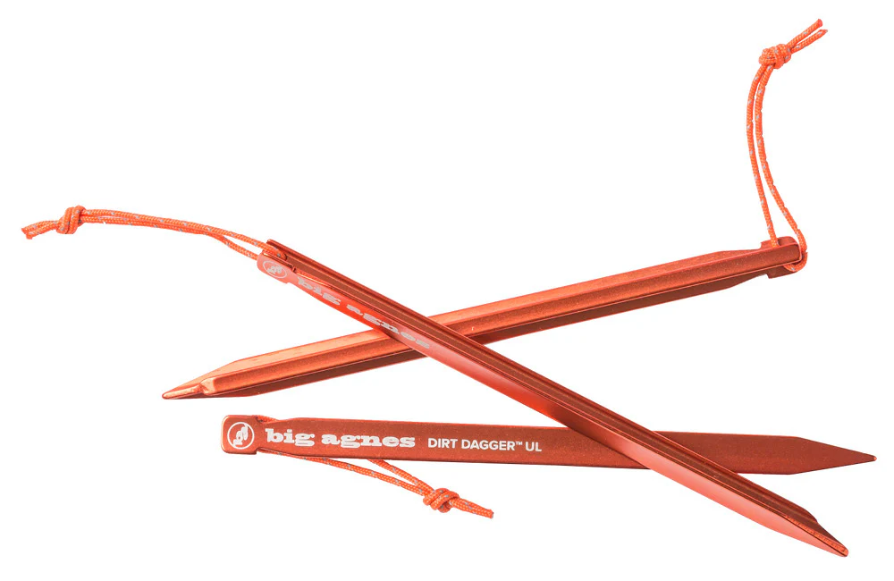 Big Agnes Dirt Dagger UL 7.5" Tent Pegs Pack of 6 - Image 3