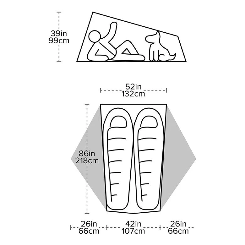 Big Agnes Tiger Wall UL2 Bikepack HyperBead™ Tent - Image 6
