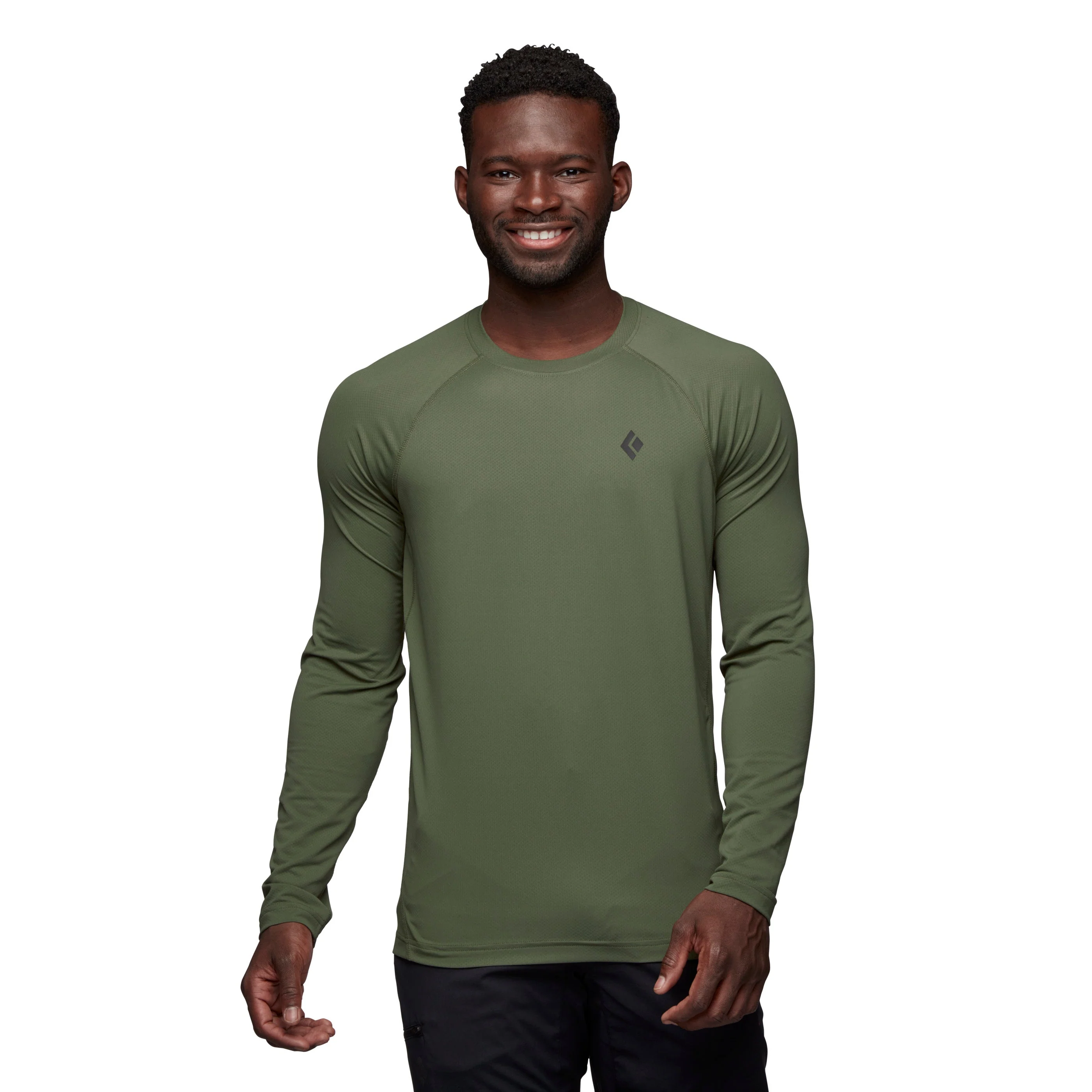 Black Diamond Alpenglow Long Sleeve Crew Sun Shirt Men's - Image 3