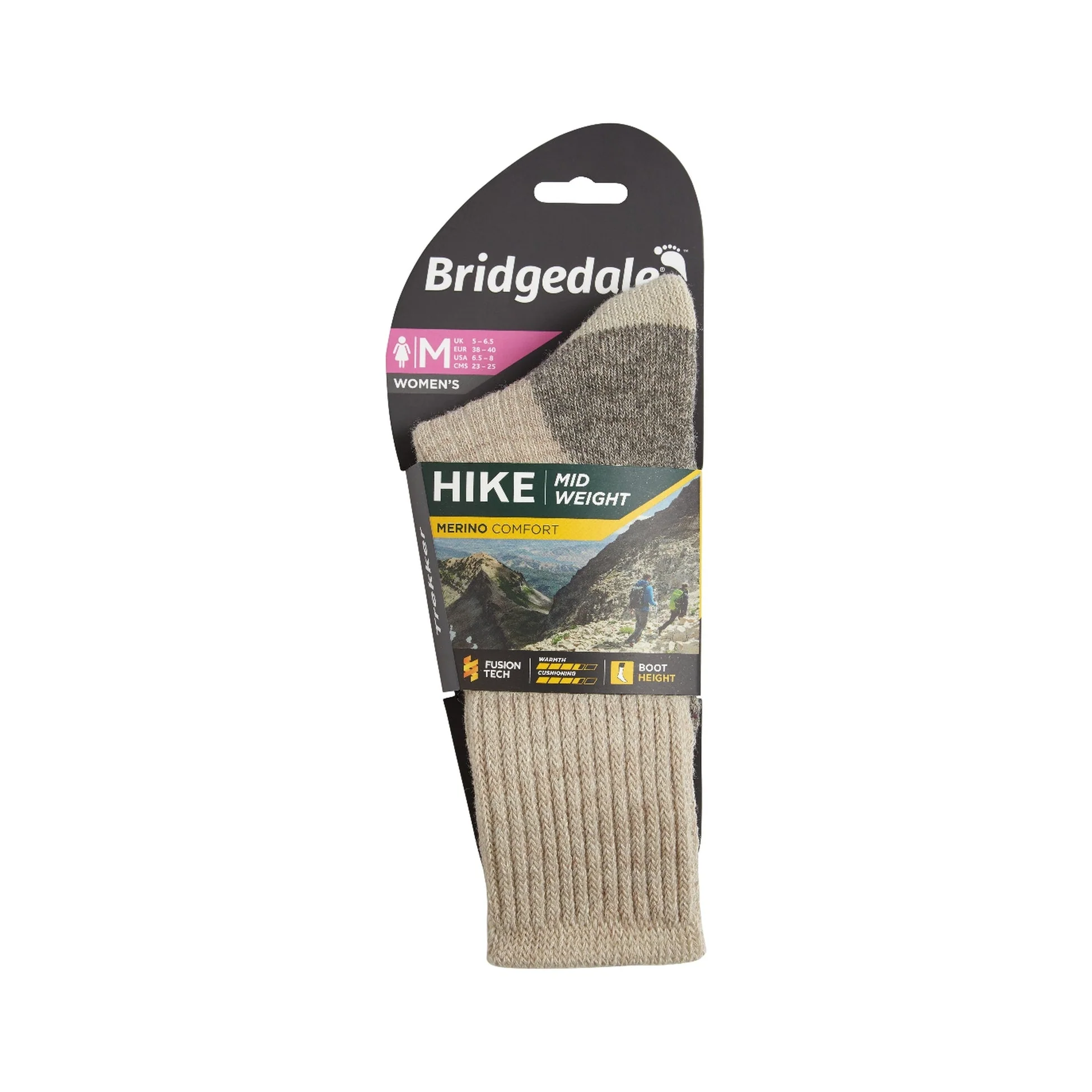 Bridgedale Hike Midweight Merino Comfort Boot Sock Women's - Image 5