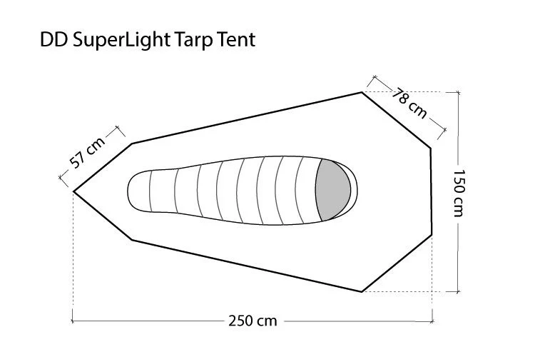 DD Hammocks Superlight Tarp Tent - Image 3