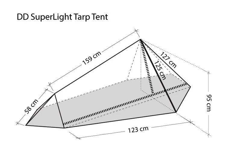 DD Hammocks Superlight Tarp Tent - Image 4