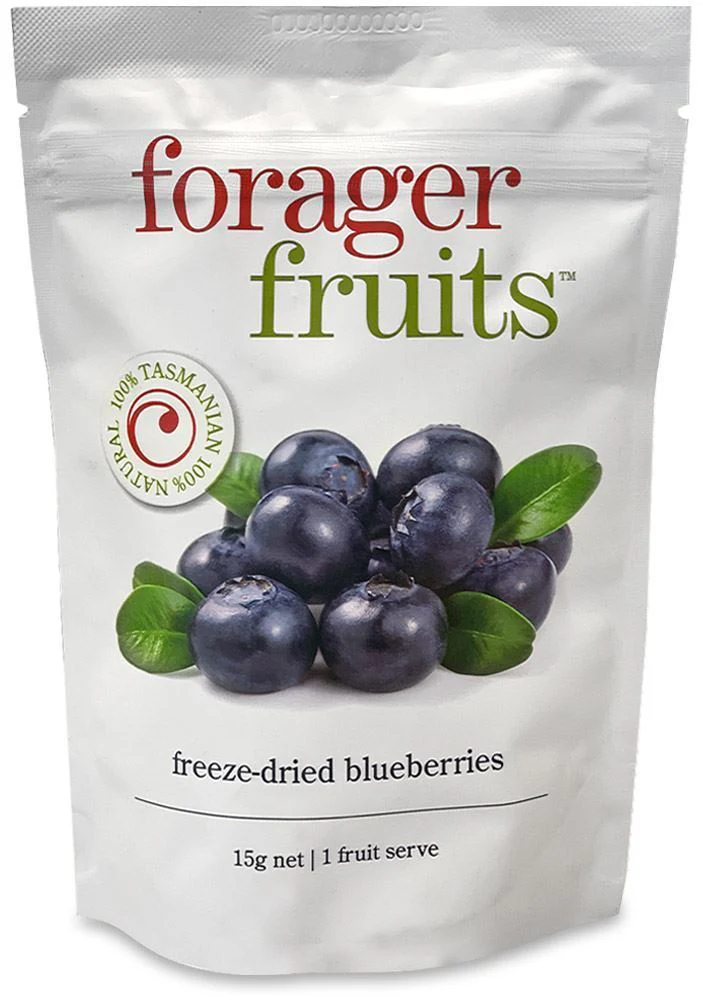 Forager Fruits Freeze Dried Blueberries 15g - Image 2