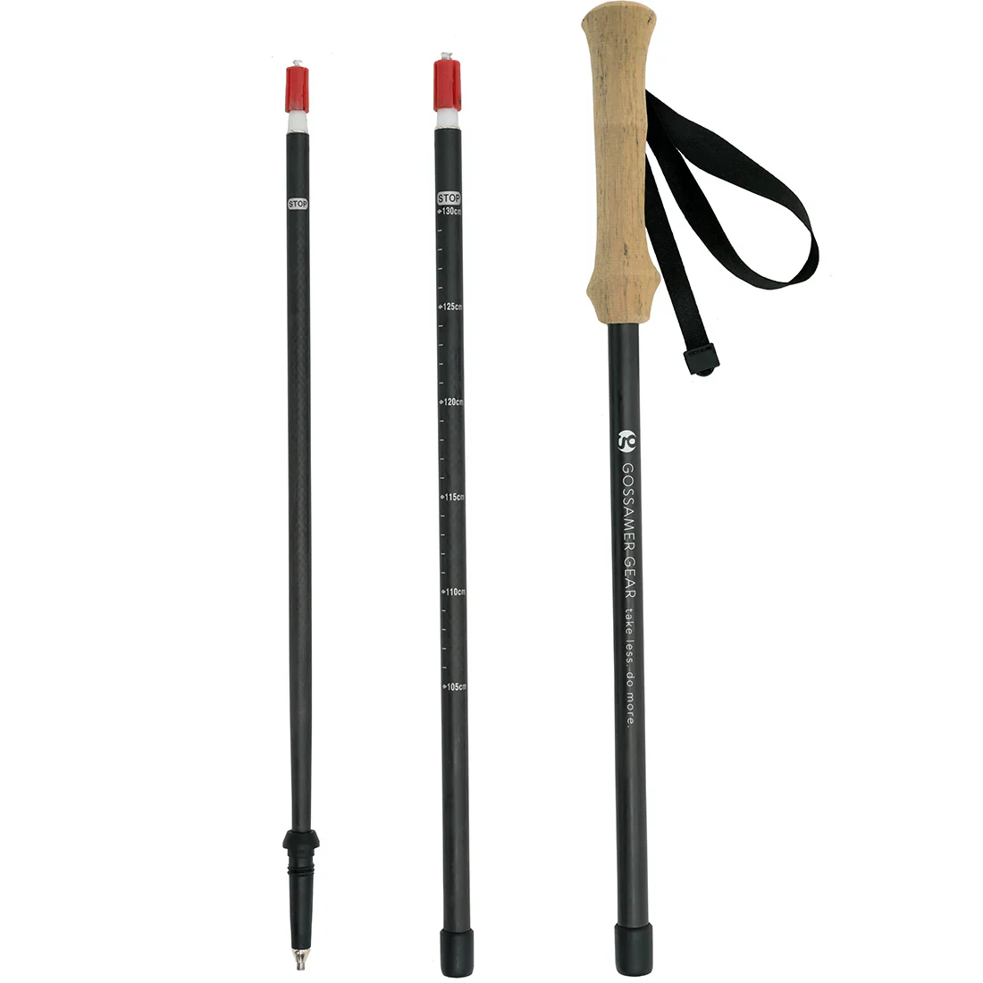 Gossamer Gear LT5 Three Piece Carbon Trekking Poles (pair) - Image 3