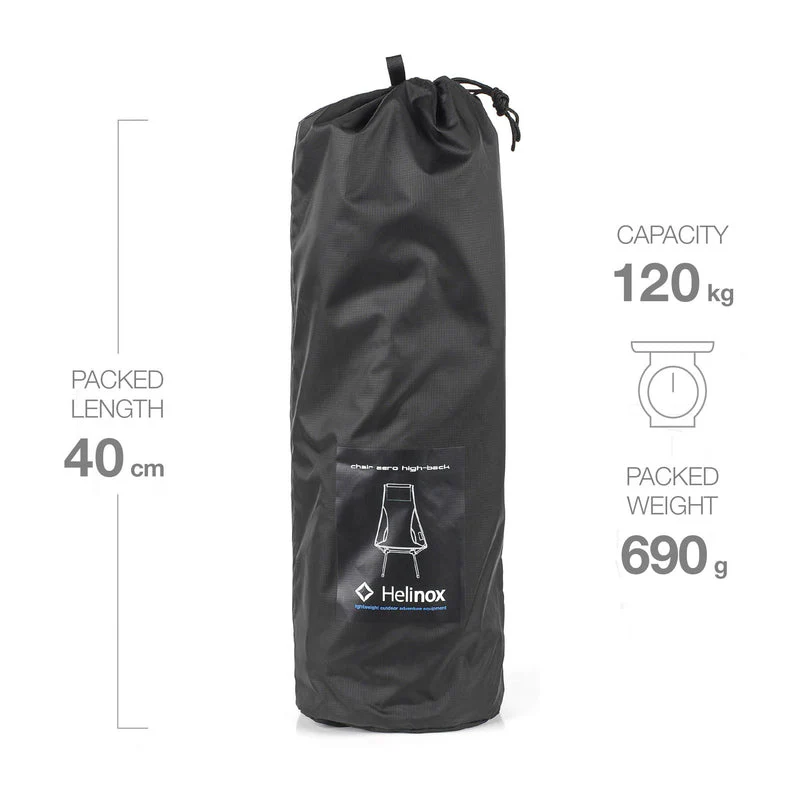 Helinox -Chair Zero High Back - 680g - Image 3
