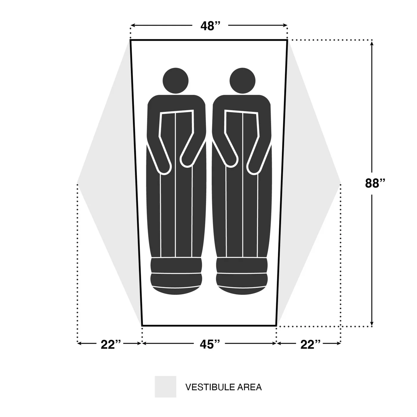 Hyperlite Mountain Gear CrossPeak 2 Freestanding Tent - Image 3