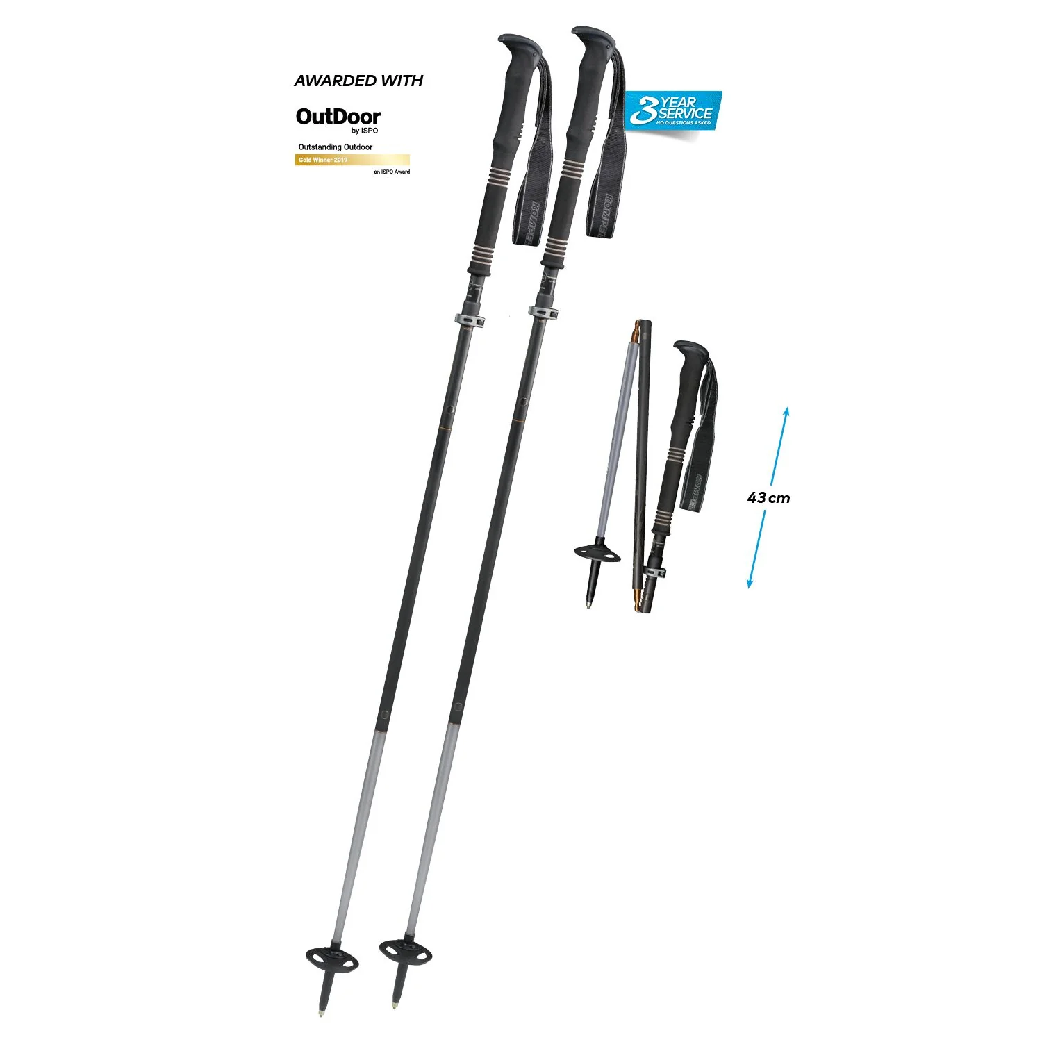 Komperdell Carbon FXP 4 Expedition-Vario NC 140cm