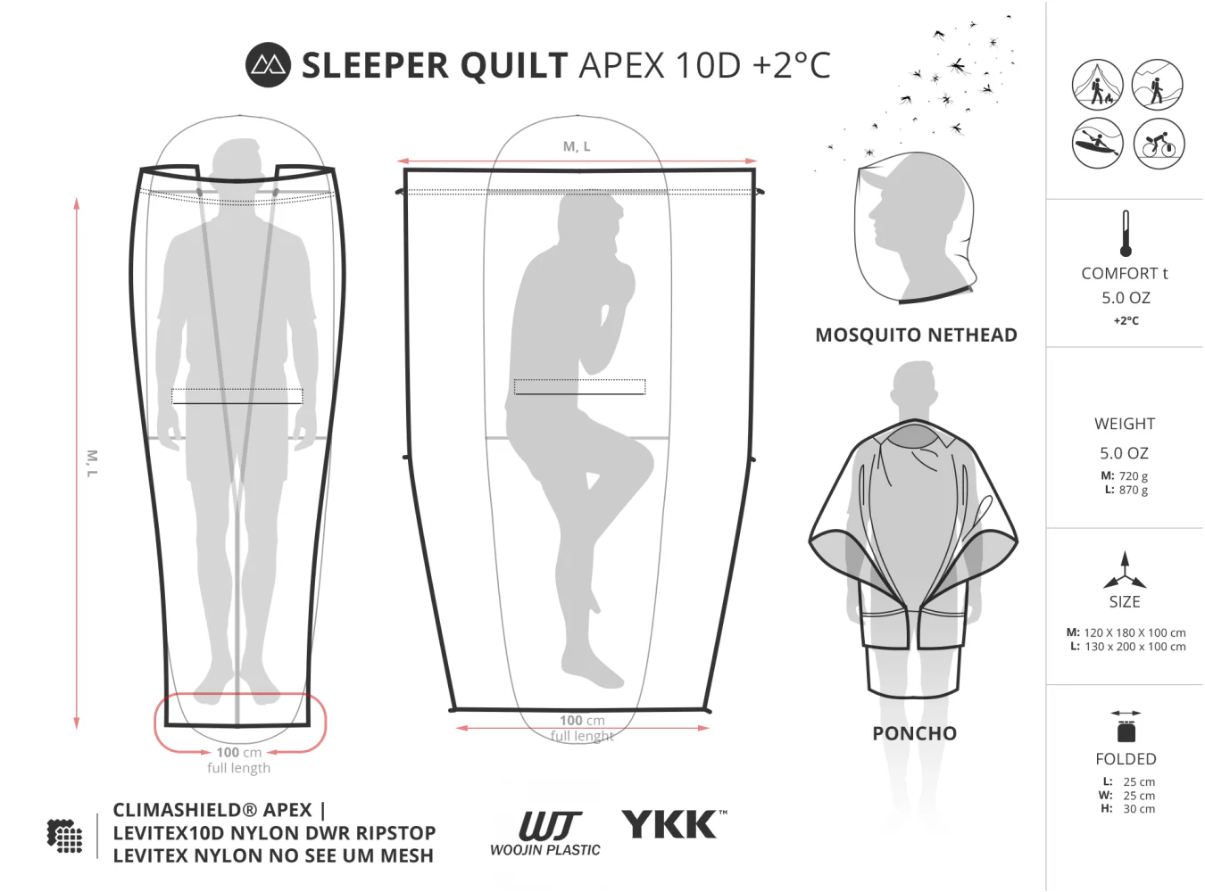 Liteway Apex Climashield® Sleeper Quilt 10 D - Image 4