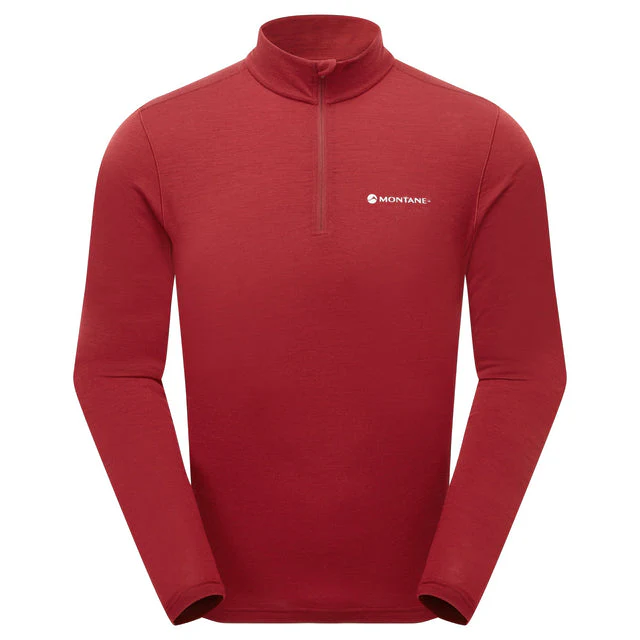 Montane Malli Merino Long Sleeve Zip T-Shirt Men's - Image 2