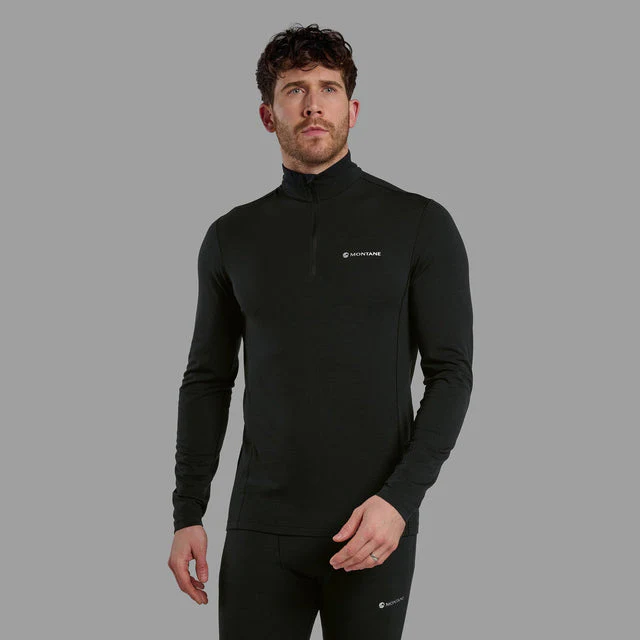 Montane Malli Merino Long Sleeve Zip T-Shirt Men's - Image 3