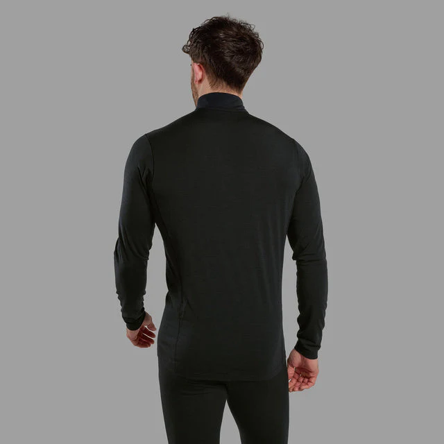 Montane Malli Merino Long Sleeve Zip T-Shirt Men's - Image 4