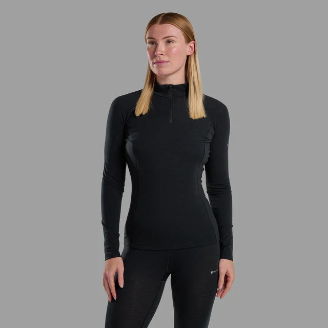 Montane Malli Merino Long Sleeve Zip T-Shirt Women's - Image 3