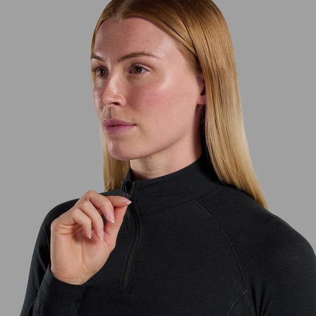 Montane Malli Merino Long Sleeve Zip T-Shirt Women's - Image 5