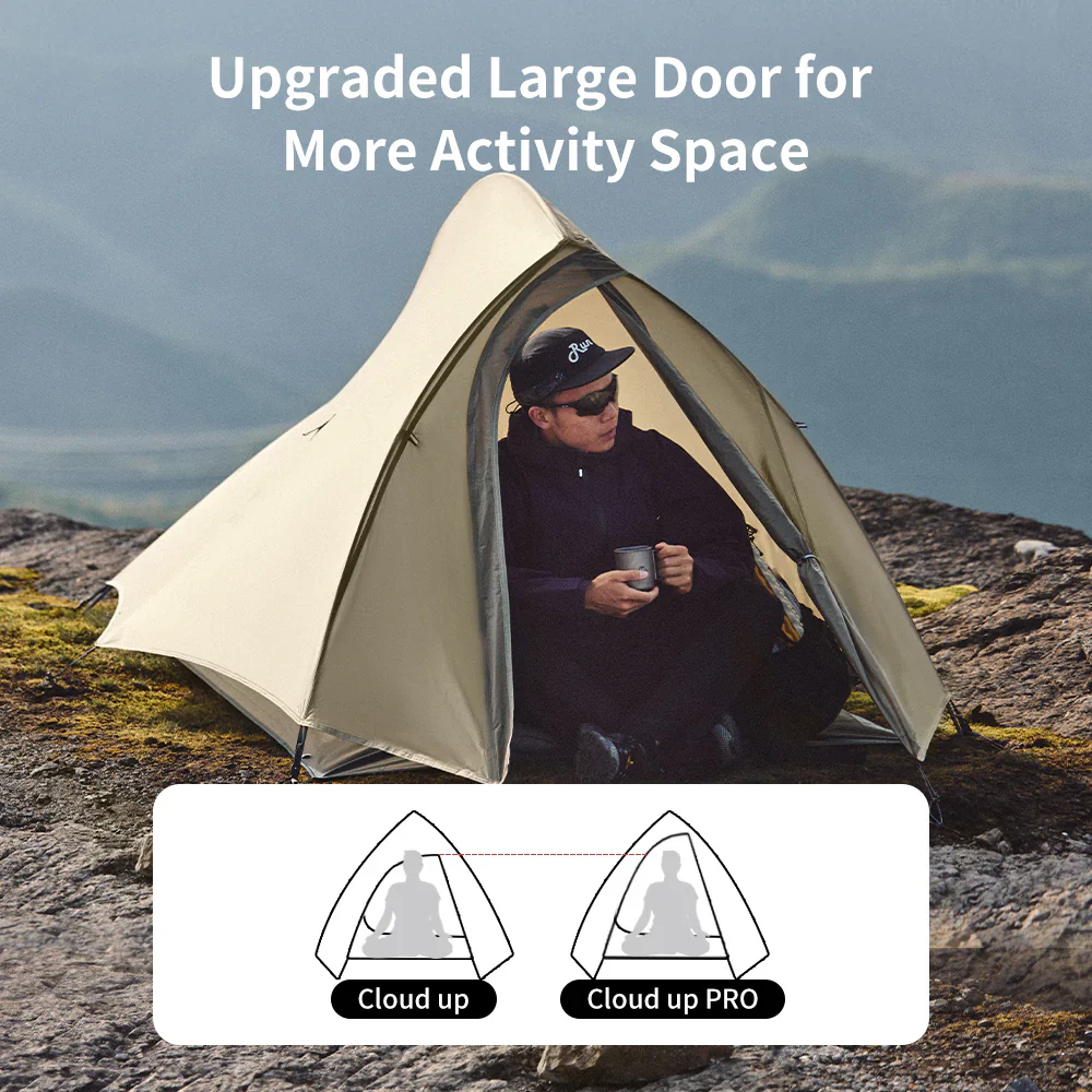Naturehike Cloud Up Pro 2 Person Lightweight Backpacking Tent - Image 5