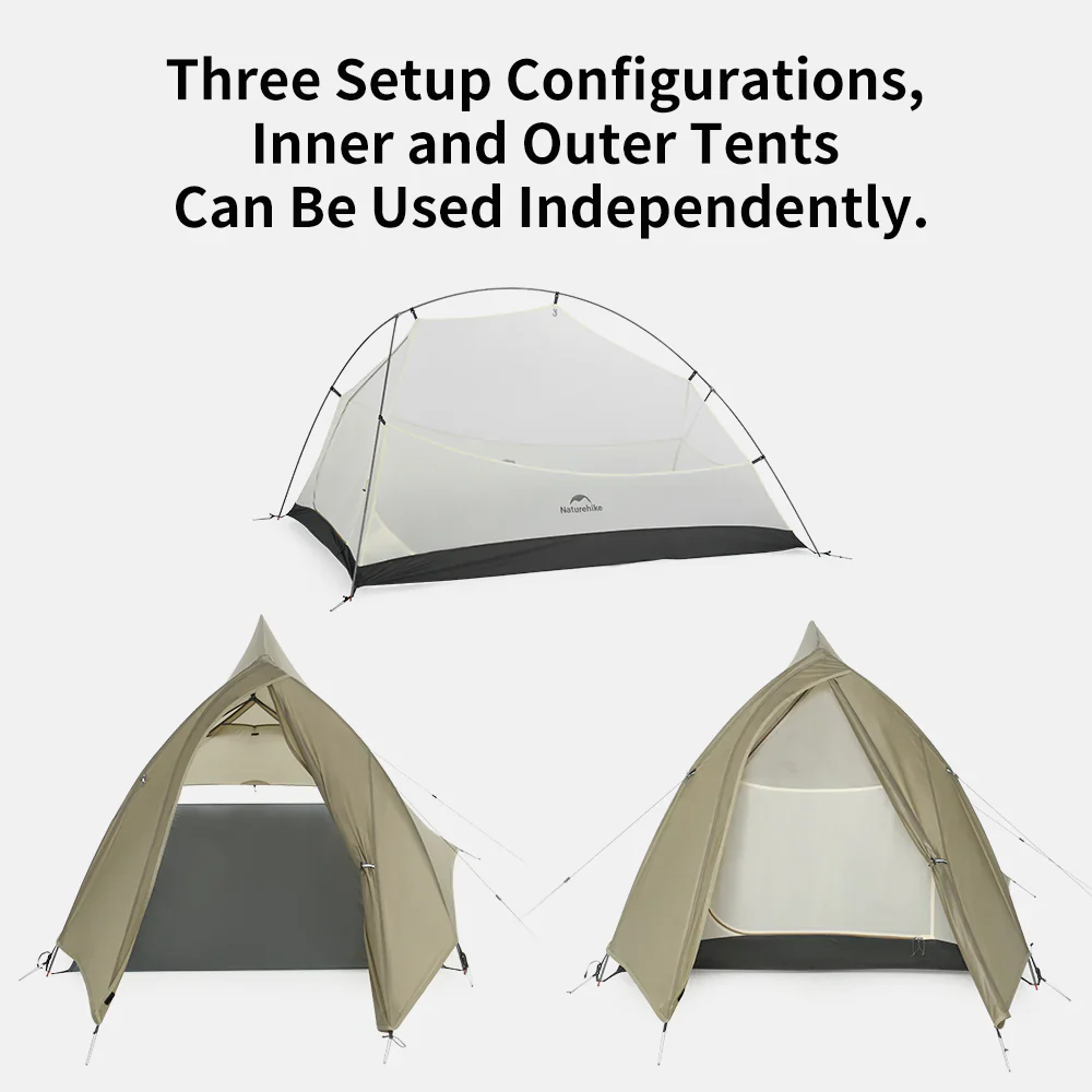 Naturehike Cloud Up Pro 2 Person Lightweight Backpacking Tent - Image 6