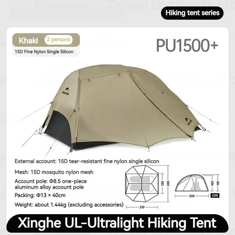 Naturehike Star River Pro 2 Person Lightweight Backpacking Tent - Image 2