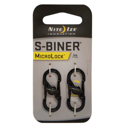 Nite Ize S-Biner MicroLock S/S - 2 Pack