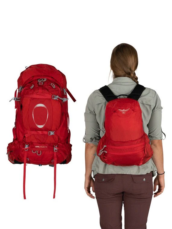 Osprey Ariel Plus 70L Women’s Hiking Backpack With Rain Cover - Image 6