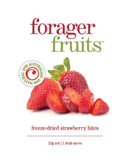 Forager Fruits Dried Strawberries 15g - Image 2