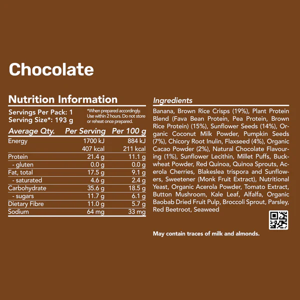 Radix Nutrition Original Breakfast Chocolate - Image 3