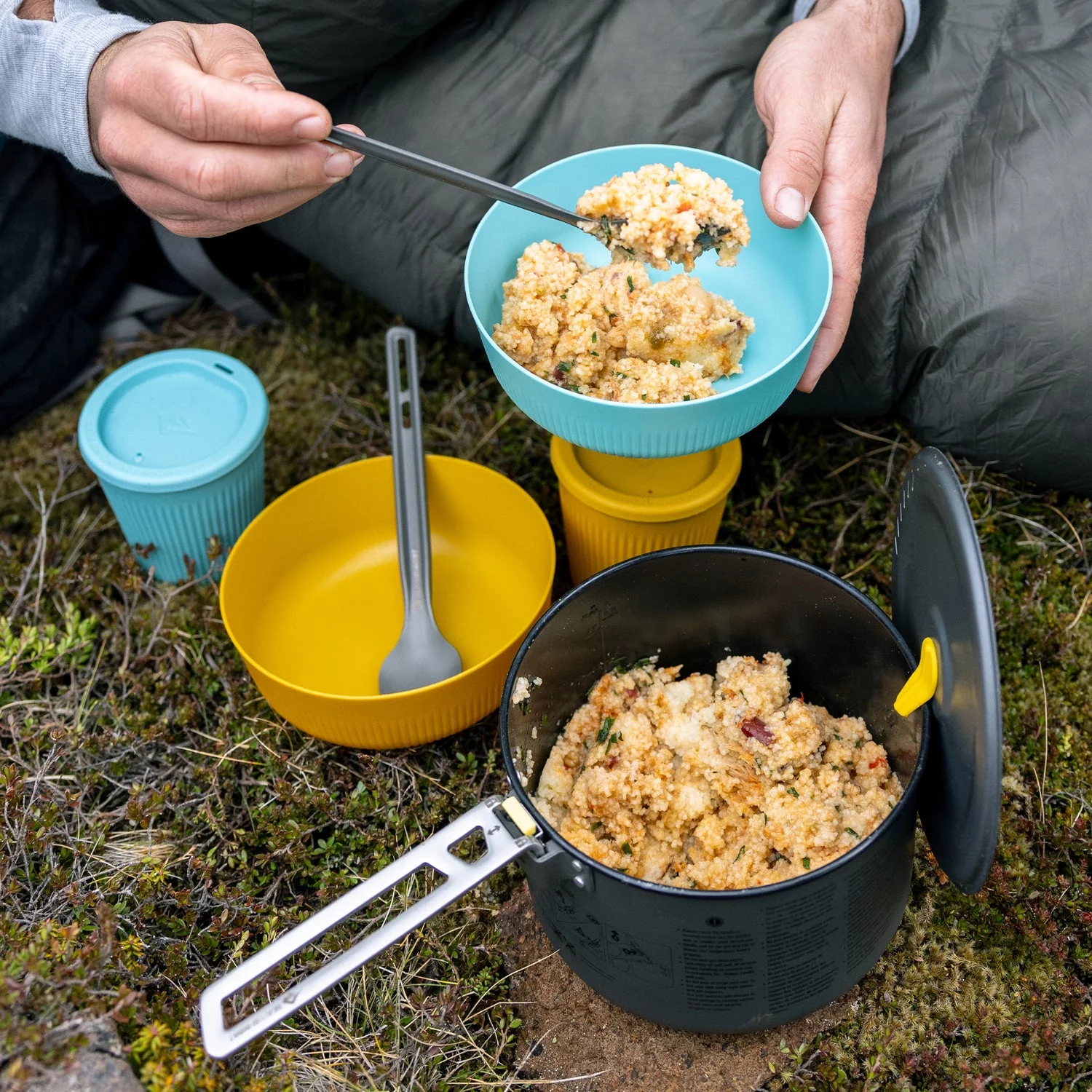 Sea To Summit Frontier Ultralight Cutlery Set - Long Handle Spoon and Spork - Image 4
