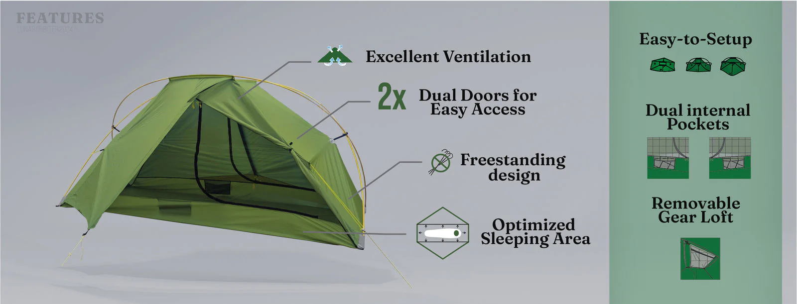 Six Moon Designs Lunar Orbiter Tent - Image 3