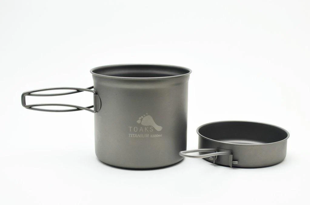 Toaks Titanium 1100ml Pot With Frypan - Image 2