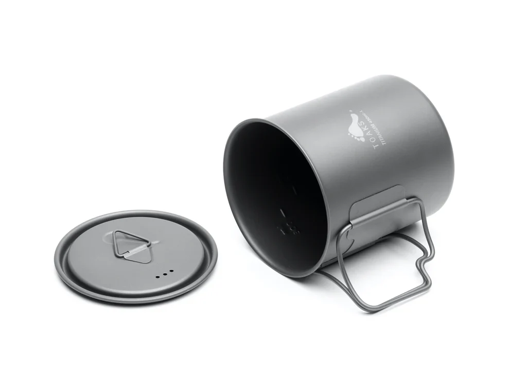 Toaks Light Titanium Ultralight Cup 450ml w/ Lid - Image 4